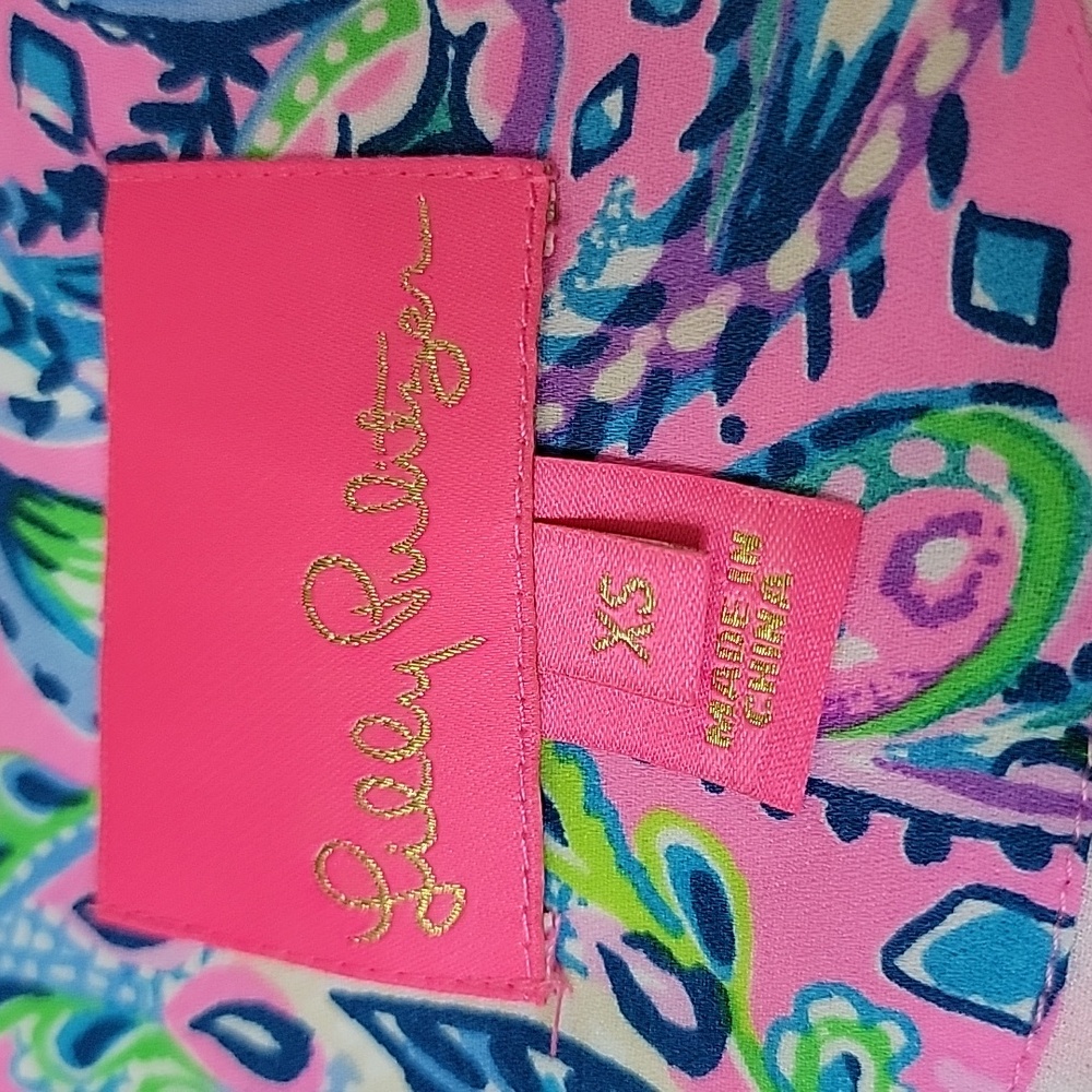 Lilly Pulitzer Winona Stretch Dress szXS  BinU - Picture 11 of 14